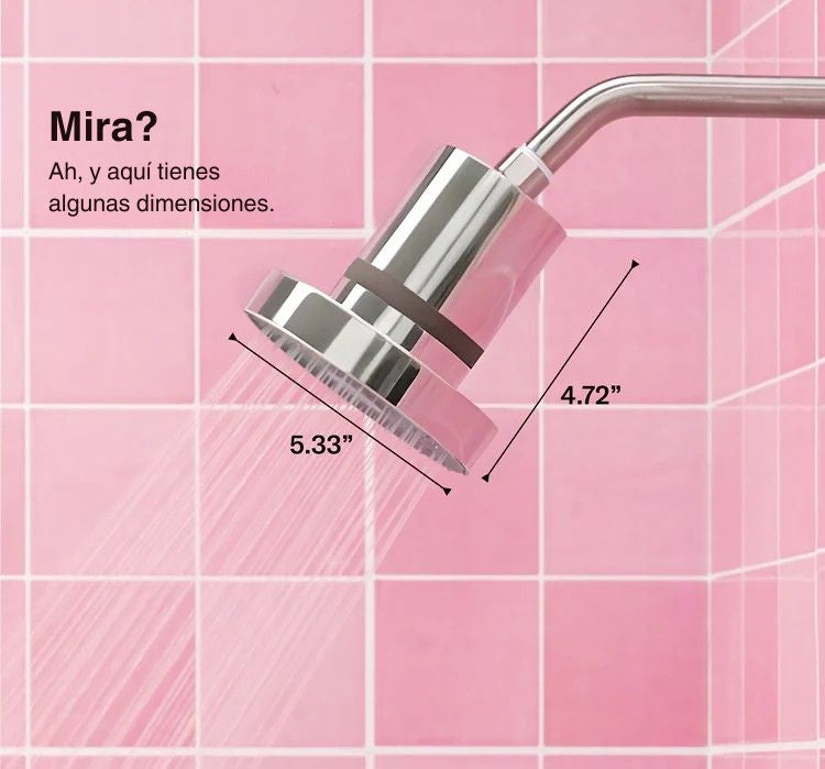 CABEZAL DE DUCHA CON FILTRO