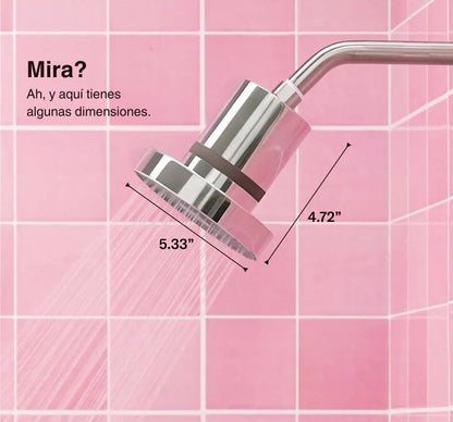 CABEZAL DE DUCHA CON FILTRO