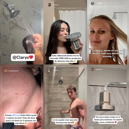 CABEZAL DE DUCHA CON FILTRO